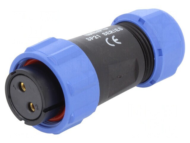 Mufă SP21 Mamă 2 PIN IP68 30A 500V Lipire Pe Cablu