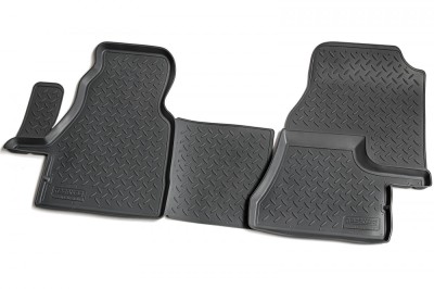 Set de 2 covorase cauciuc 3D stil tavita premium pentru Mercedes Sprinter W901-W905 2000-2006 foto