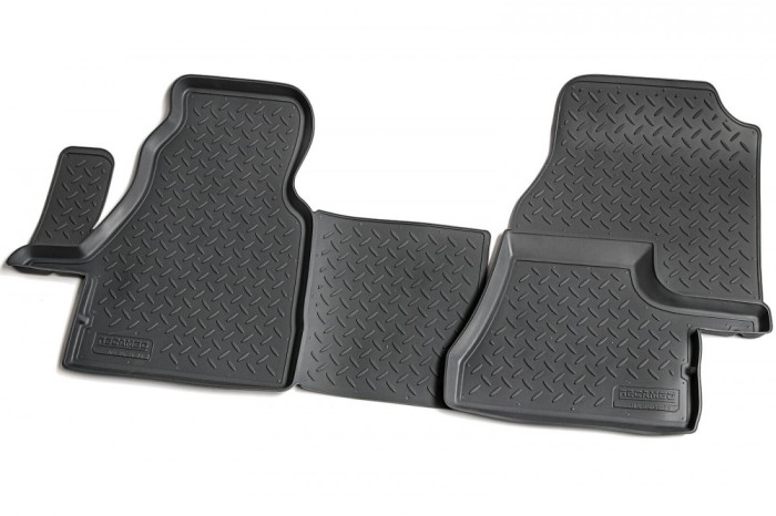 Set de 2 covorase cauciuc 3D stil tavita premium pentru Mercedes Sprinter W901-W905 2000-2006