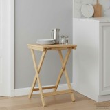 vidaXL Masă de bucătărie Manual natural 40 x 30 x 53,5 cm Bambus 42028296