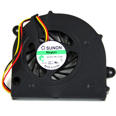 Cooler laptop, Sunon, 3 pini, 0.4 A, DC 5V, Negru foto