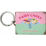 Breloc metalic - Fairy Cakes - Fresh Every Day