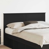 vidaXL Tăblie cap Stejar Negru 140 cm Lemn compozit 888298