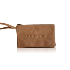 City Pouch din piele naturala - tabac foto