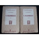 E. Lovinescu - T. Maiorescu (ediție princeps)