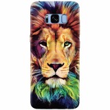 Husa silicon pentru Samsung S8 Plus, Colorfull Lion