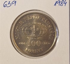 Hungary, Ungaria, 100 Forint Forestry for Development, 1984, KM#639, comemorativa