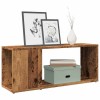 Dulap TV vidaXL Lemn Vechi 80x24x32 cm, Comoda Living, Maro, Lemn Prelucrat, Spatiu Depozitare, Design Simplu