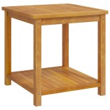 VidaXL Masă laterală, 45x45x45 cm, lemn solid de salc&acirc;m