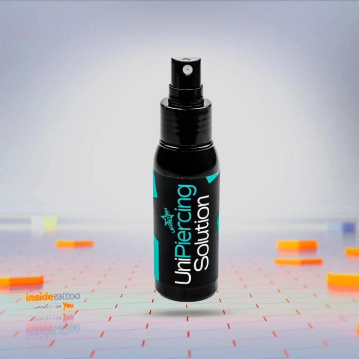 UniPiercing Solution 60ml &ndash; &Icirc;ngrijire profesională post-piercing