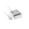 Stație de &icirc;ncărcare USB cu 3 porturi cu cradle IQ Tech - mufă UE-Culoare Alb