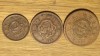 Japonia - set complet de colectie - 1/2 + 1 + 2 sen 1884 1876 1882 - superbe !, Asia
