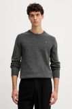 Hackett London pulover de l&acirc;nă culoarea gri, HM7000075