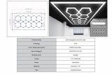 Sistem de Iluminare Plafon Hexagon / HoneyComb 3,94 x 1,86 m Performance AutoTuning