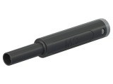 Conector banană 4mm ST&Auml;UBLI 1kV 32A negru nichelat 66.2050-21 lipit