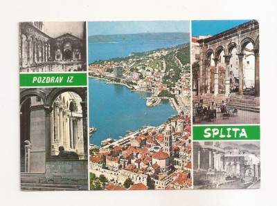 FA148 - Carte Postala - CROATIA - Split, circulata 1975 foto
