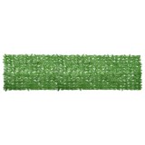 Cumpara ieftin Paravan de balcon, frunze verzi, 400x100 cm