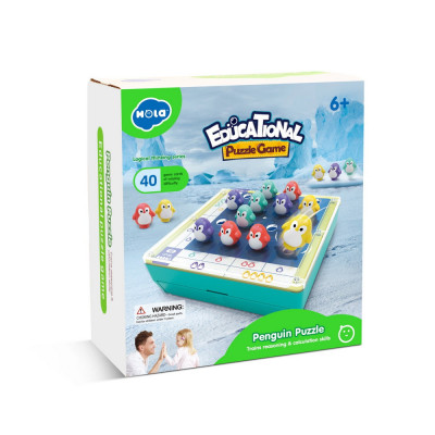 JOC INTERACTIV PUZZLE PINGUINI foto