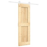 Cumpara ieftin Usa glisanta cu set de feronerie 70x210 cm, lemn masiv de pin
