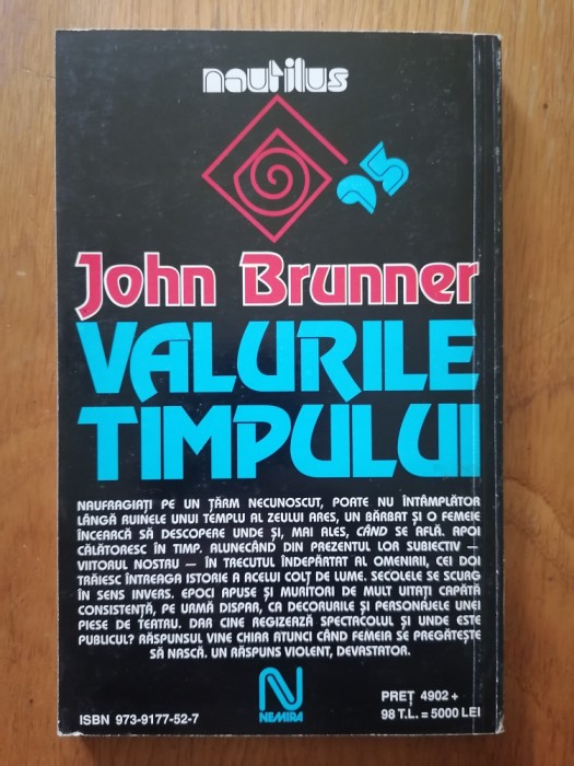 VALURILE TIMPULUI - John Brunner -S. F.