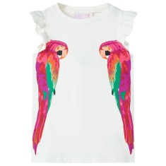 Tricou pentru copii, ecru, 104 foto