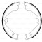 BOSCH 0 986 487 705 Set saboti frana, frana de mana