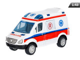 Model 1:50, Mercedes-benz Sprinter Mini, UrgenȚĂ, Alb A261MBSMPOB, Carmotion