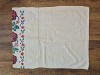 Fata de perna taraneasca veche, brodata manual, 49cm x 61cm
