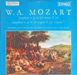 Disc vinil, LP. Symphonie No 40 En Sol Mineur K 550. Symphonie No 41 En Do Majeur K 551 Jupiter-W.A. Mozart-242137, Musidisc