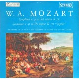 Disc vinil, LP. Symphonie No 40 En Sol Mineur K 550. Symphonie No 41 En Do Majeur K 551 Jupiter-W.A. Mozart-242137