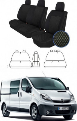 Set Huse Scaune 5+1 locuri 6 locuri Opel Vivaro 2001-2014 foto