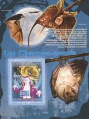 Guinea 2008 - Fauna , Pasari , Lilieci , Colita dantelata , MNH , Mi. Bl.1528