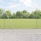 Gossi imprejmuire sudata cu 7 stalpi flansati 1,4x10 m otel galvanizat