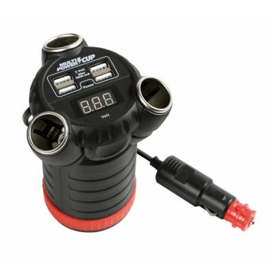 Priza tripla bricheta Multi Power Cup 3 in 1 12/24/36V Garage AutoRide foto