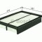 Filtru aer MAZDA 3 (BK) (2003 - 2009) BOSCH F 026 400 129