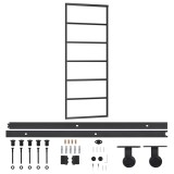 Cumpara ieftin Usa glisanta cu set feronerie, 76x205 cm, sticla ESG/aluminiu