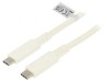 Cablu USB-C 4.0 Alb 0,8m 40Gbps, Logilink