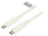 Cablu USB-C 4.0 Alb 0,8m 40Gbps