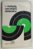 Carte Metoda Cercetarii Sistemice Tehnica Editura Stiintifica Cartonata 299 Pagini 1974