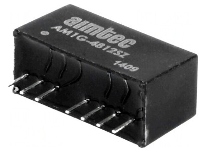 Convertor DC/DC 1W 36-72V la 12V 83mA SIP8 foto
