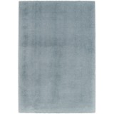 Covor Premium Belgian Model Soft Rimini 71481-090, Albastru, Gri, Marime 80 x 150 cm, Lungime Fir 22 mm, Poliester Reciclat, Antialergic, Living, Dorm