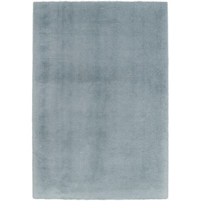 Covor Premium Belgian Model Soft Rimini 71481-090, Albastru, Gri, Marime 80 x 150 cm, Lungime Fir 22 mm, Poliester Reciclat, Antialergic, Living, Dorm foto