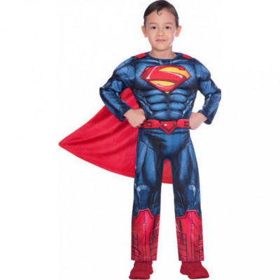 Costum Superman pentru copii 10-12 ani foto