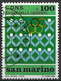 B0600 - San Marino 1973 - Sport 1v.stampilat,serie completa