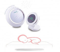 Nuvita Starry 3015 Set - interfon bebelusi cu proiector de noapte + placa wireless cu senzor respira foto