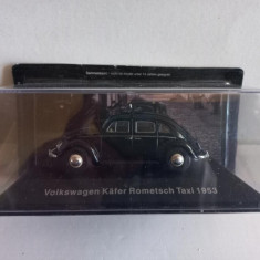 Macheta Volkswagen Kafer Rometsch Taxi - 1953 1:43 Deagostini Volkswagen