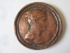 Rară! Medalie unifata Franța:Josephine Imparateasa(sotia lui Napoleon),gravor Andrieu TBE 1804,diametrul=65 mm, Europa