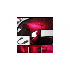 Lampa cu laser pentru plafon auto cu alimentare USB culoare rosu