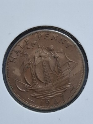 Half penny 1967 foto