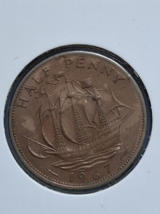 Half penny 1967